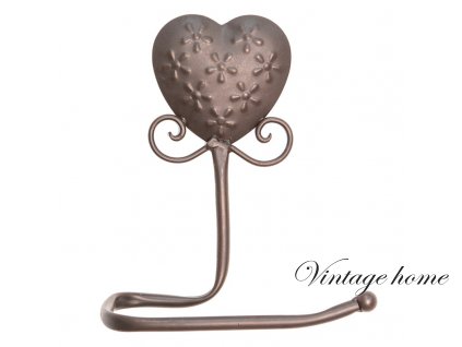 6y4732 toilet roll holder hanging 191123 cm brown iron heart toilet paper holder toilet paper holder