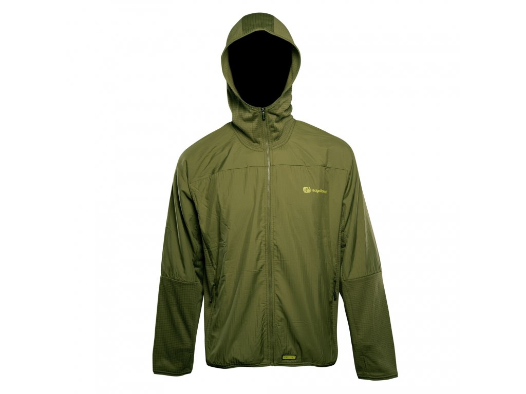 RidgeMonkey: Bunda APEarel Dropback Lightweight Zip Jacket Green Velikost L