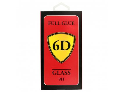 6360 tvrzene sklo full glue 6d pro iphone xr cerne