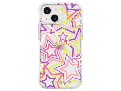 7059 case mate tough print pouzdro pro iphone 13 mini iphone 12 mini neon stars
