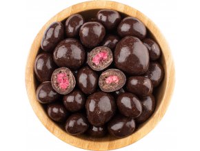 Lyofilizované maliny v hořké čokoládě
