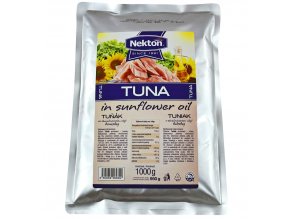 Nekton Tuňák ve slunečnicovém oleji kousky 1000 g