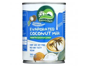 Nature's Charm Neslazené kokosové kondenzované mléko 360 ml