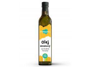 Sezamový olej za studena lisovaný 500 ml Vital Country