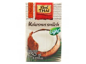 Kokosové mléko Light Real Thai 250ml
