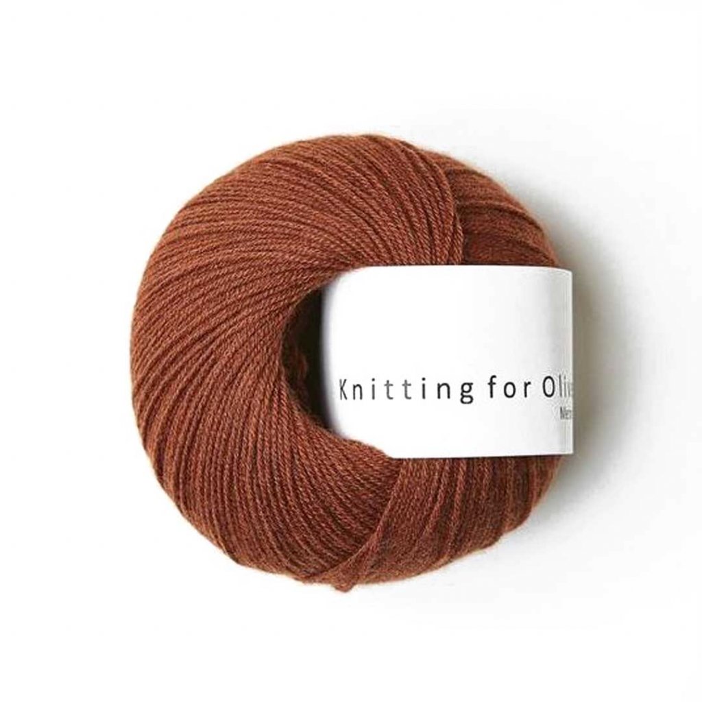 Knitting for Olive Merino - Rust
