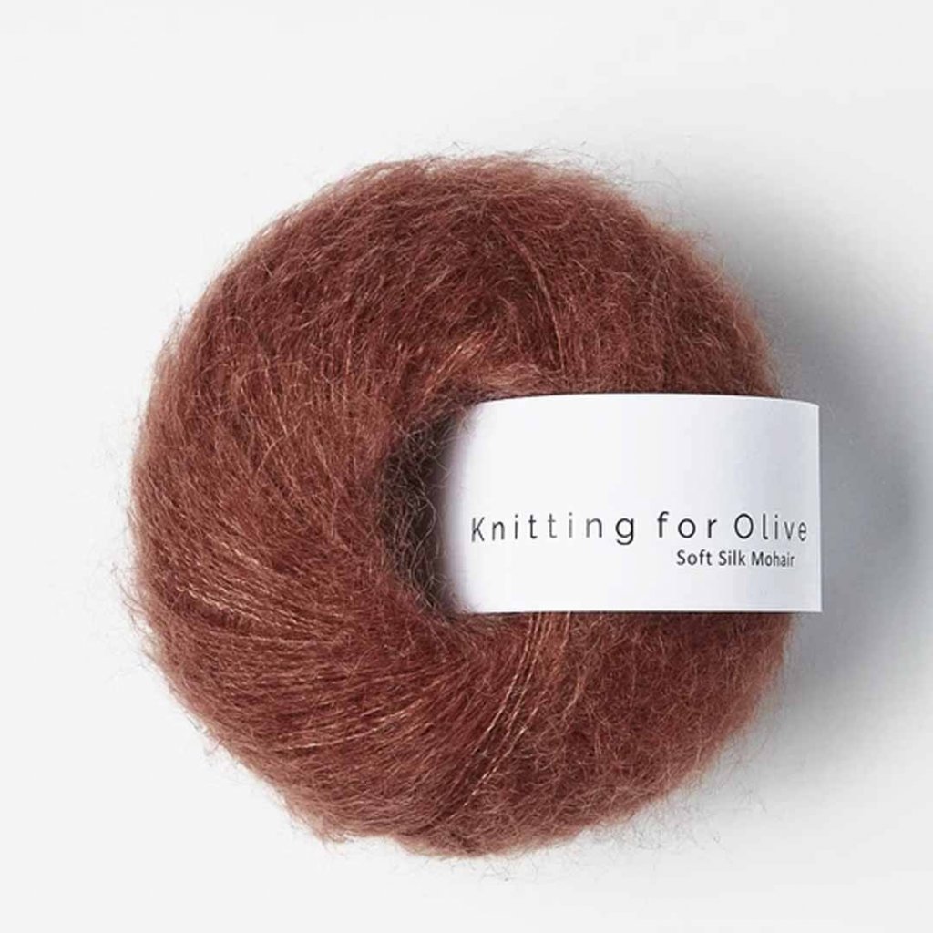 Knitting for Olive Soft Silk Mohair - Forest berry