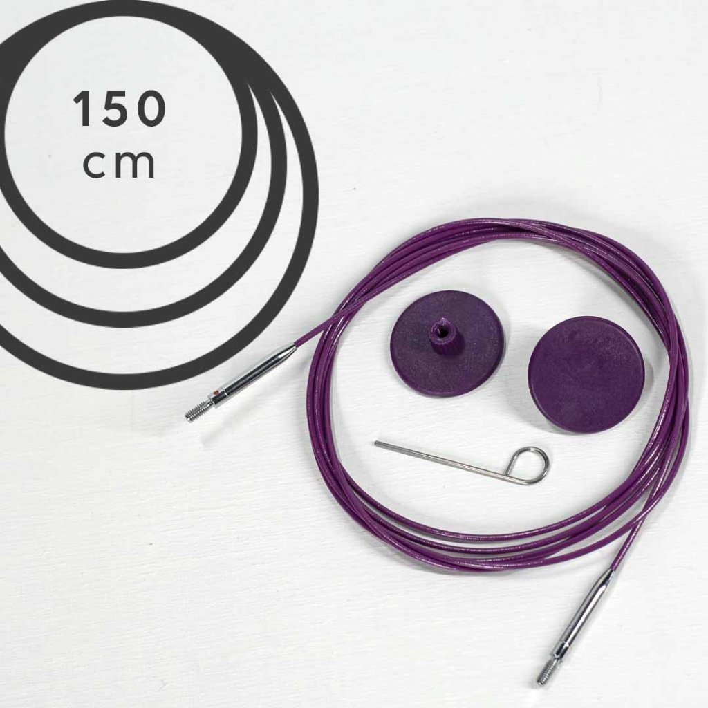Lanko Knit Pro otočné - 150 cm (fialové)