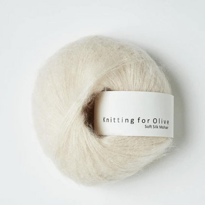 Knitting for Olive Soft Silk Mohair - Cloud