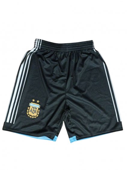 Chlapecké fotbalové kraťasy dres Argentina - 285159 (Barva černá, Velikost M)