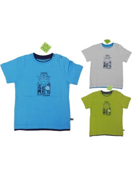 Tričko krátký rukáv kojenecké chlapecké (80-98) WOLF S2309 modrá 86 (Barva modrá, Velikost 98)