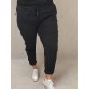 Kalhoty dlouhé strečové dámské nadrozměr (XL/2XL/3XL ONE SIZE) ITALSKÁ MÓDA IMC23091