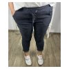 Kalhoty strečové dlouhé dámské (XL/2XL ONE SIZE) ITALSKá MODA IM423KNOP/DU