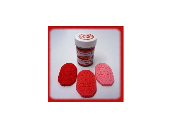 Food Colours  - zářivě červená kelímek 35 g
