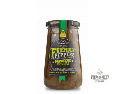 BBQ nakládaná paprika Friendly Peppers 370ml GrateGoods