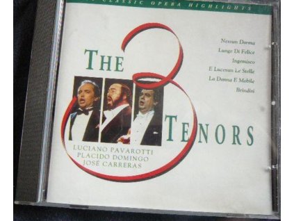 CD THE 3 TENORS - Pavarotti, Domingo, Carreras