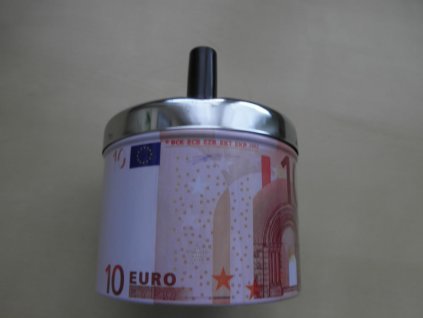 Popelník rotační- EURO měna