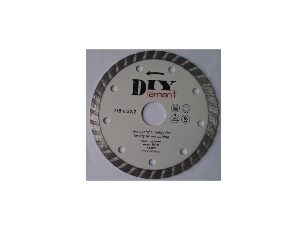 DIYT230 - Diamantový řezný kotouč DIY - TURBO