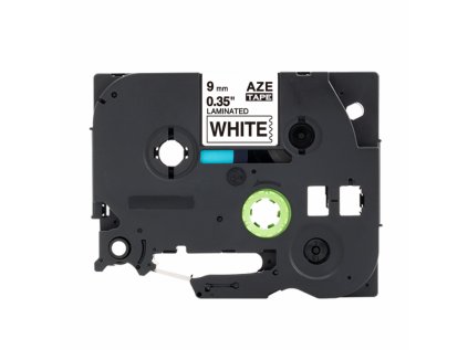 Alternativní páska Brother TZ-221 / TZe-221, 9mm x 8m, černý tisk / bílý podklad