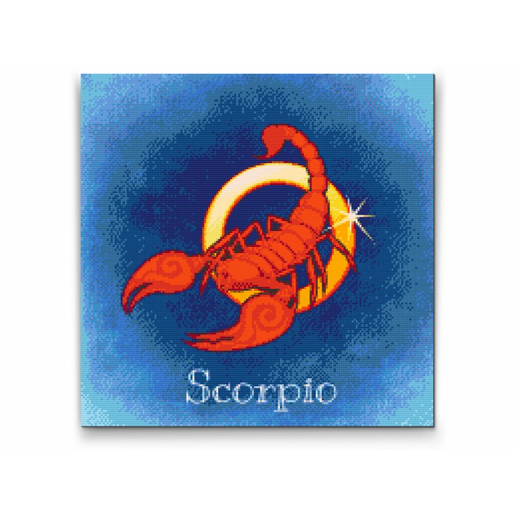 Diamantovanie podľa čísiel - Škorpión/Scorpio