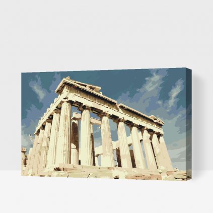Maľovanie podľa čísiel - Akropolis, Athény 2