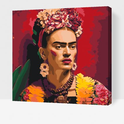 Maľovanie podľa čísiel - Frida Kahlo