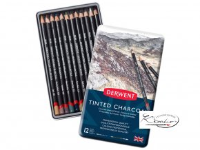 Derwent Tinted Charcoal 12