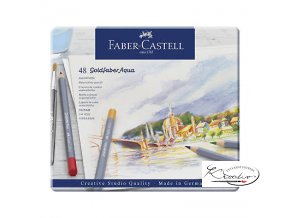 Akvarelové pastelky Goldfaber Aqua Faber-Castell 48