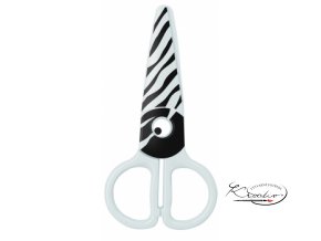 Dětské nůžky plastové - Zebra