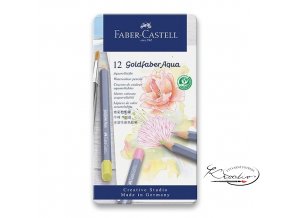 Akvarelové pastelky Goldfaber Aqua Pastel Faber-Castell 12