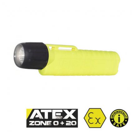Svítilna UK 4AA eLED RFL 225 lm ATEX Zóna 0, žlutá (na přilbu)