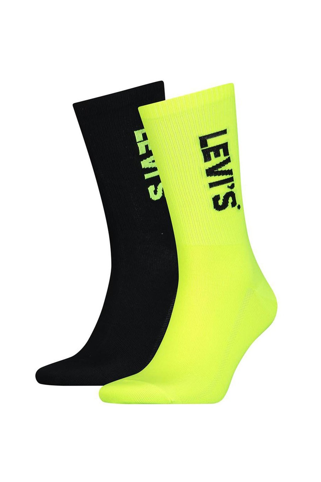 Ponožky LEVI'S® 2 Pack CUT RIB SPORT NEON 37157-0417