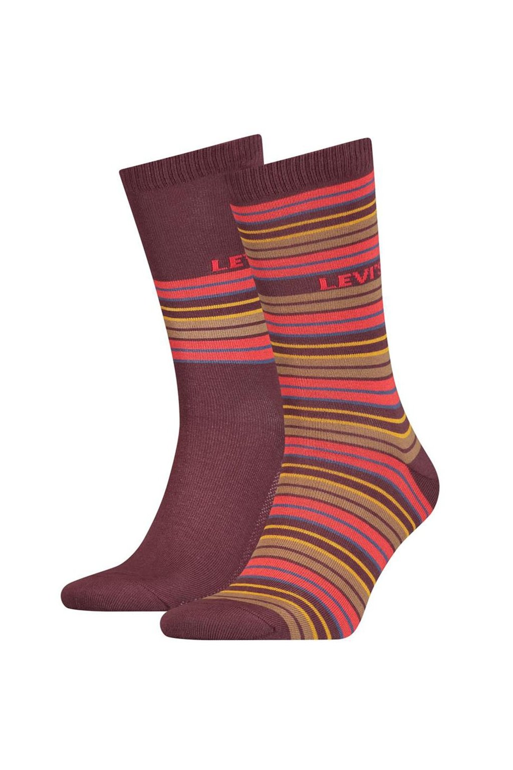 Ponožky LEVI'S® 2 Pack MULTICOLOR STRIPE 37157-0427