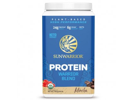 Sunwarrior Protein Blend BIO 750 g (Hrachový, konopný, goji protein)