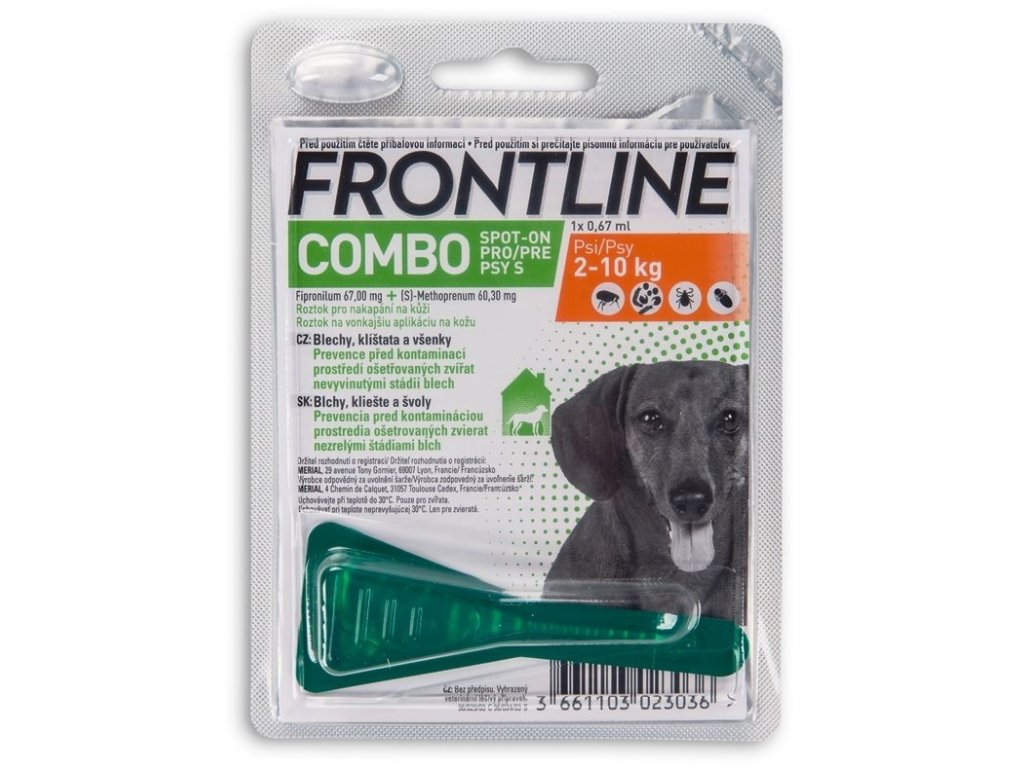 frontline combo dog s