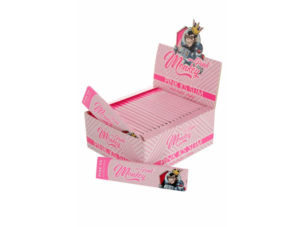 cigaretove papirky monkey king pink