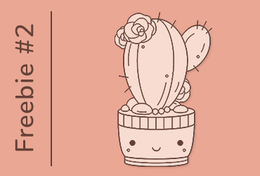 Omalovánka ke stažení – kaktus