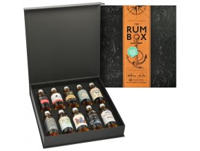 The Rum Box World Tour TURQUOSE Edition, 41,2%, 10x0,05l