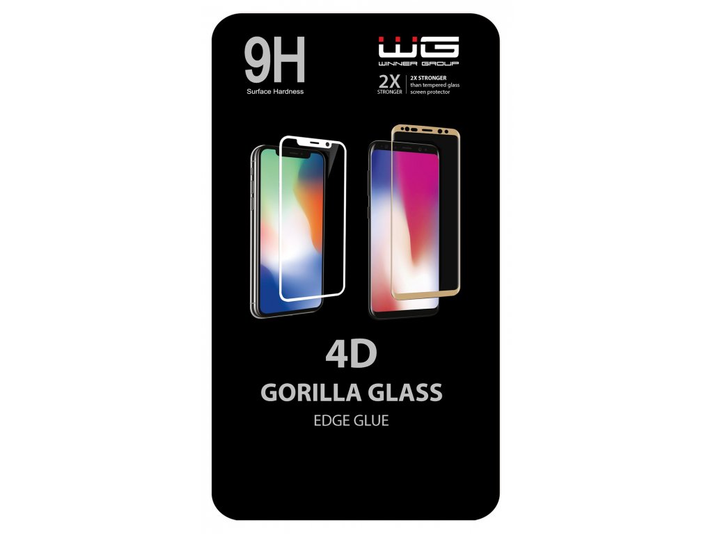 Tvrzené sklo 4D Edge Glue Samsung Galaxy S10 (Černé)