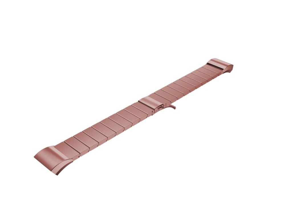 Náhradní řemínek kovový rovný Samsung Gear S2(R720) (Růžový)