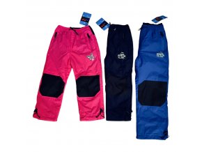 Kalhoty šusťákové dětské podšité flísem (3 barvy) KUGO, VELIKOST 98-128