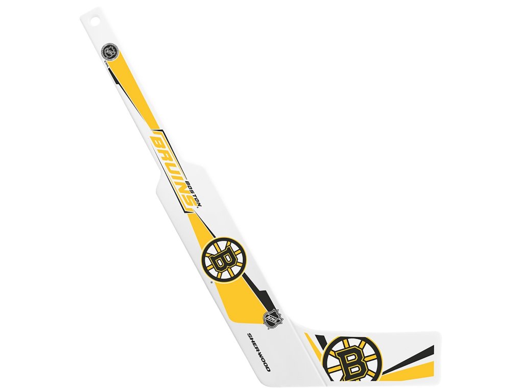Brankářská mini hokejka NHL (Tým Boston Bruins, Výrobce InGlasCo)