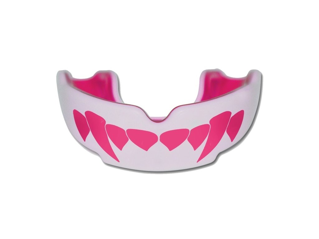 Chránič zubů Safe Jawz Extro Series Fangz Pink (Varianta senior, Výrobce Safe Jawz, Příchuť Bez příchuti)