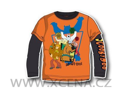 tričko Scooby doo oranžové
