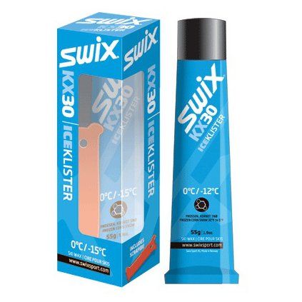 SWIX KX30 Ice modrý klistr, 55g, 0°C až -12°C
