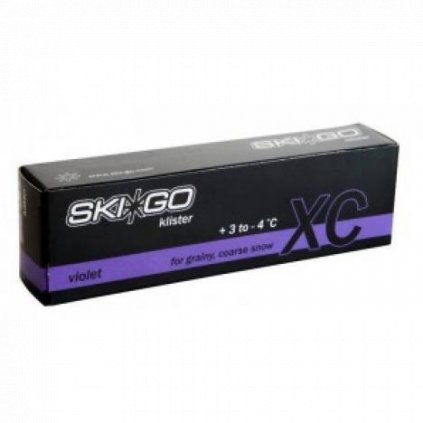 SKIGO Klister XC Violet, +3°C až -4°C, 55 g, klistr