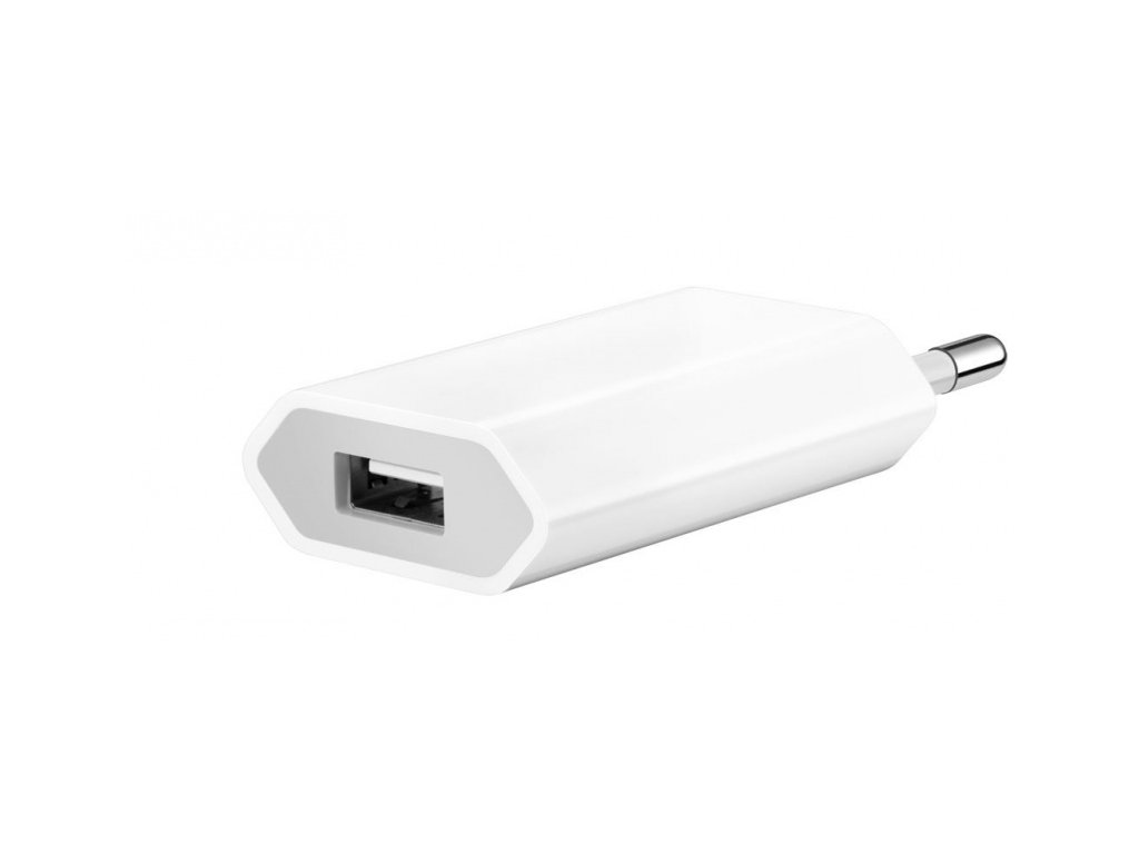 Apple nabíjecí USB adaptér 5V 1A bílá (Bulk)