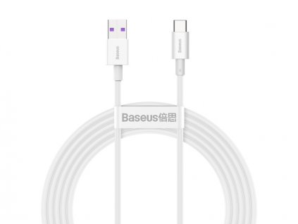 Baseus Superior Series rychlonabíjecí kabel USB/Type-C 66W 2m bílá