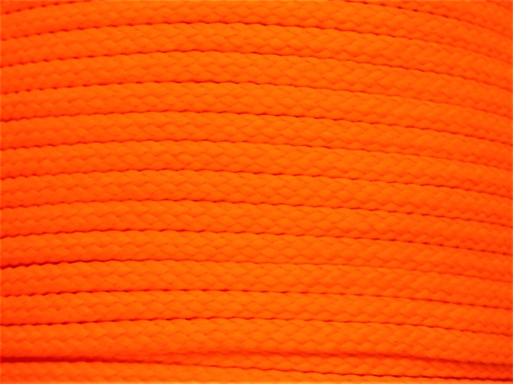 Polyesterová šňůra YarnMellow Loopy Signální oranžová