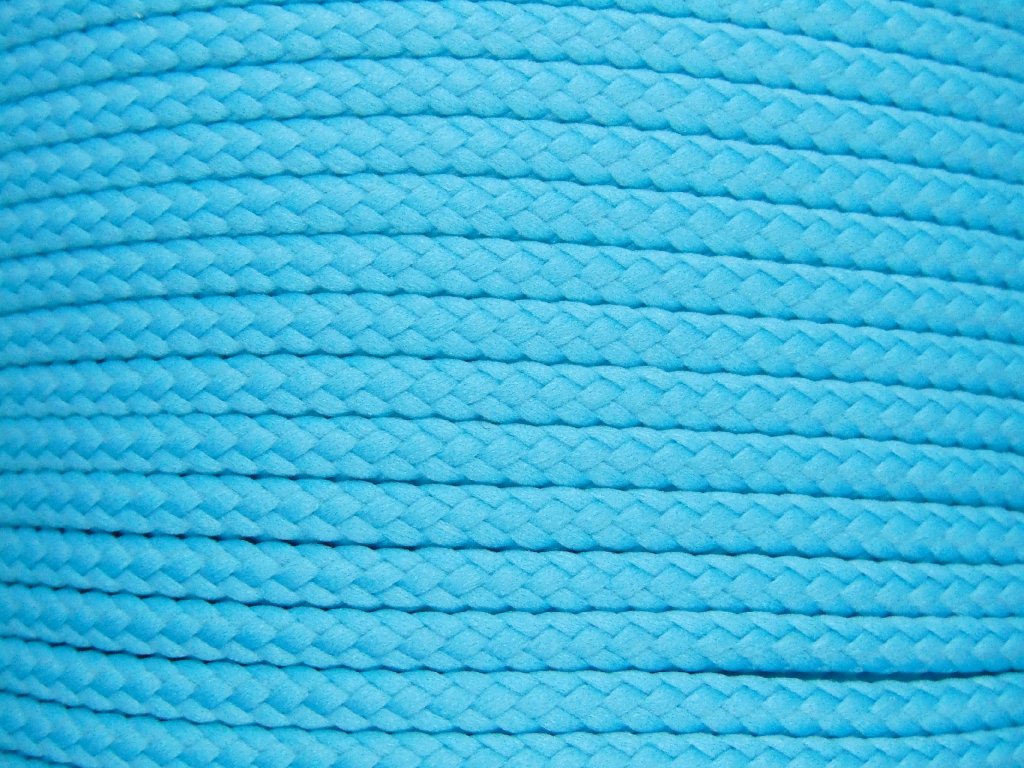 Polyesterová šňůra YarnMellow Loopy Jasně modrá